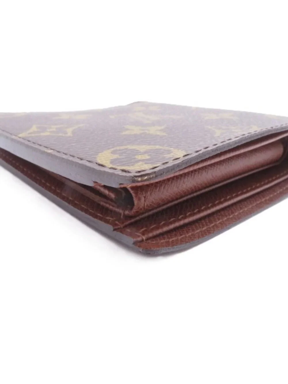 Louis Vuitton Portefeuille Cartes Credit Monet Monogram Bifold Wallet Canvas